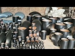 কার্বন ইস্পাত ফিটিং বাট ওয়েল্ডেড পাইপ ফিটিং কালো রঙ 1.5D 90ডিগ্রী